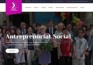 Fundația „Ecoul Cernobîlului” website Image